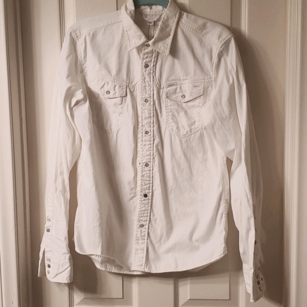 DIESEL snap shirt. Retro western.